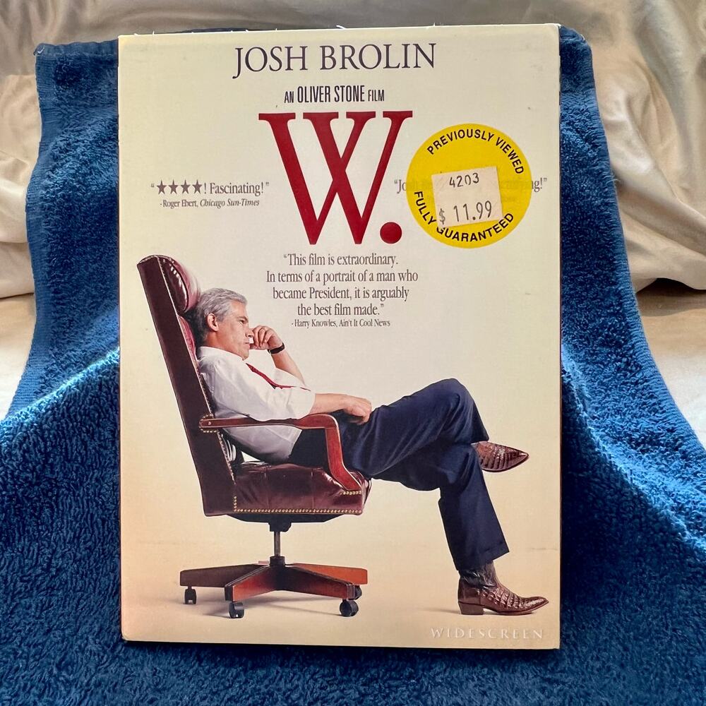 “ W” starring Josh Brolin DVD Movie